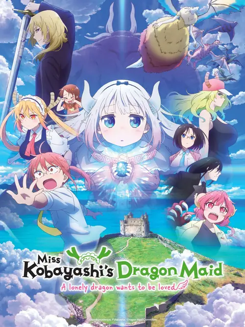 Miss Kobayashi's Dragon Maid: A lonely dragon wants to be loved Poster