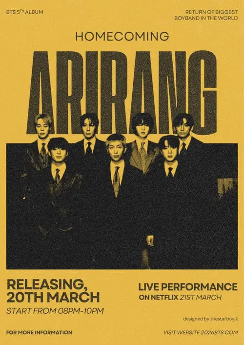 BTS THE COMEBACK LIVE | ARIRANG Poster