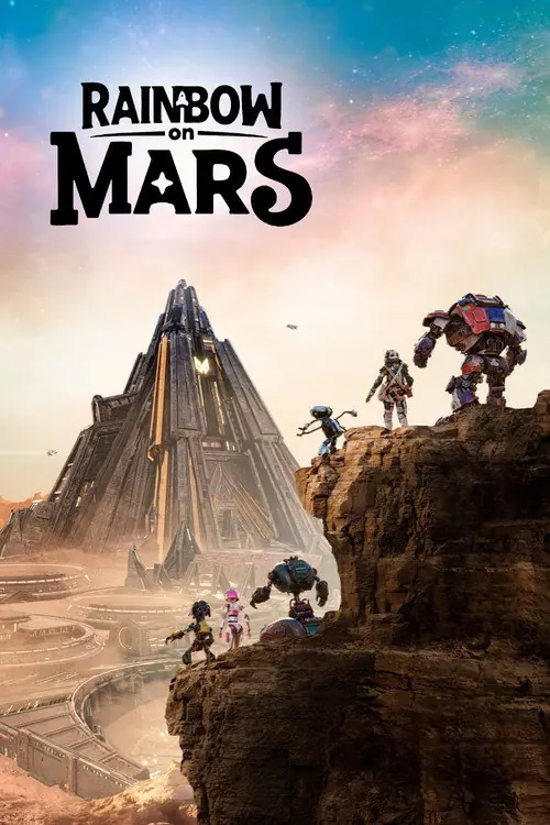 Rainbow on Mars Poster